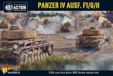 Panzer IV Ausf. F1/G/H Medium Tank 1:56 / 28mm Plastic Scale Model Tank for Bolt Action by Warlord Games - Highly Detailed World War 2 Miniatures for Table-top Wargaming.