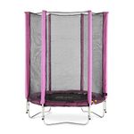 Plum Play Junior Trampoline and Enlosure (Pink)