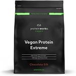 THE PROTEIN WORKS Vegan Extreme Protein Powder | 100% Plant-Based | Added Vitamins & Minerals | Low Fat Shake | | Chocolate Silk | 2 Kg