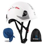 UM ULTRAMAXX Safety Helmet Hard Hat, ANSI Z89.1 Approved Lightweight Vented Work Helmet, 6-Point Adjustable Ratchet Suspension Hardhat Ideal for Industrial and Construction