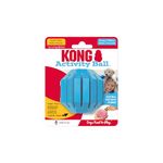 KONG Puppy Activity Ball, Durable Natural Rubber Fetch Toy for Puppies, Soft, Puncture-Resistant, Fetching, Chewing, Teething, Cleans Teeth, Soothes Gums, Stuff Dog Treats, Assorted: Blue/Pink, Small