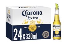 Corona Extra Lager Beer Bottle, 24 x 330ml