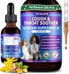 WEALLIN Dog Cough Treatment Support for Dogs - Dog Cough Care Natural Solution for Cough Natural Dog Cough Supplement Herbal Drops Support for All Breeds - 60 ml/2 Fl Oz
