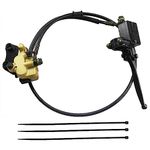 PRO BAT Hydraulic Front Brake Caliper Cylinder Master for Pit Mini Bike Go Kart Trolley ATV, Golden