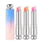 3Packs Colour Changing Lip Balm, Tinted Lip Balm Jelly Lipstick Nutritious Moisturizer Lip Balm Natural Lip Protection Lip Repair Gifts For Teenage Girl (3pcs)