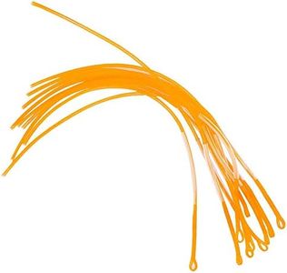 10 UNIDS 30LB / 50LB Línea de Pesca con Mosca Bucles Conector Trenzado Línea de Pesca con Mosca Accesorios de Aparejos de Pesca(Yellow 30LB)