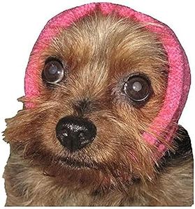 The Original Happy Hoodie for Dogs & Cats - Since 2008 - The Grooming and Force Drying Miracle Tool for Anxiety Relief & Calming Dogs (Small, Pink)