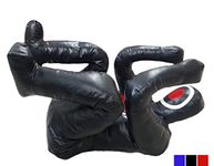 Shelly MMA Grappling Dummy - Self Defense Training Judo Punching Bag BJJ Wrestling Dummy - Sitting Defensive Position Brazilian JIU Jitsu Submission - Vinyl Fabric - 170cm UNFILLED