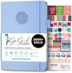 GoGirl Planner and Organizer for Women – A5 Size Weekly Planner, Goals Journal & Agenda to Improve Time Management, Productivity & Live Happier. Undated – Start Anytime, Lasts 1 Year – Light Blue