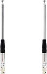 YNIBST Telescopic BNC-Male Antenna for Uniden Anytone Cobra Midland Ham CB Two-Way Radios （2 Packs）