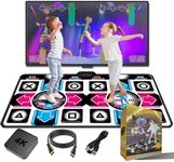 Leyoutime Dance Mat for Kids,Dancing Mat for Family with Interactive Dance Pad Games, HD Plug & Play TV Dance Game Console, for Kids,Birthday Gift for Girls