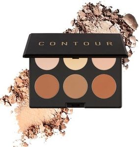 Elizabeth Mott Bronzer Contour Kit & Highlighting Powder - Cruelty Free & Paraben Free - 6 Shades for a Natural Glow