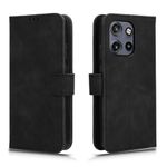 WBWONE Leather Folio Case for Motorola Moto Edge 50 Neo, Premium PU Leather Wallet Phone Case with [Card Holder][TPU Inner Shell] Shockproof Flip Cover, Black