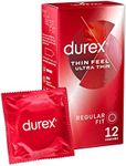 Durex Thin Feel Ultra Thin Condoms 12 pk