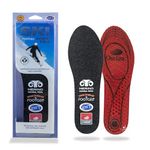 Sports thermal insoles for skiing. Unisex insoles for heated ski boots, heated insoles improve agility when skiing. Thermal insoles reinforce joints.