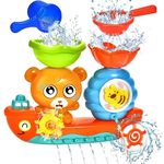 Bath Toys for Toddlers 1-3 Baby Bath Toy for Toddler 1 2 3 4 5 Year Old Boys Girls Water Bathtub Toys for Toddlers 1-3-5, Baby Sensory Water Toys 6-12-18 Months Ideal Gifts