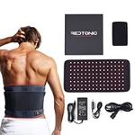 Exerscribe Red Light Therapy Body Wrap - RedTonic LED Infrared Light Device Belt for Pain Relief & Recovery w/ 2 Wavelengths