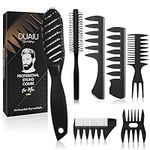 Hair Brush for Men, DUAIU 7Pcs Comb