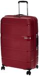 American Tourister Spinner Trolley Bag For Travel | Linex 77 Cms Polypropylene Hardsided Large Check-In Luggage Bag | Suitcase For Travel | Trolley Bag For Travelling, Red, 4