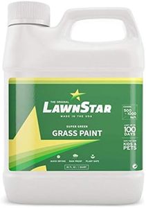 Grass Paint Concentrate (500-1,000 sq ft) - for Dormant, Patchy or Faded Lawn - Lush Green Turf Colorant (32 fl oz)