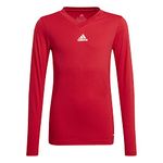 adidas Boy's Team Base Tee Y Sweatshirt, Team Power Red, 13 Years UK