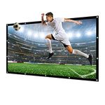 NIERBO Huge Large Projector Screen 300 inch of Thick Canvas Material 16:9 Projection Movies Screen Outdoor Projection Screen for Church School Home Indoor 1.6 Gain Not Include Mount