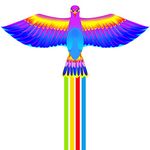 Mint’s Colorful Life Large Phoenix Bird Kite for Kids Adults, Easy to Fly Single Line Beach Kite, Comes with Kite Handle and 300ft String