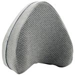 LeoTube Throw Pillow Cover for Contour Legacy Leg & Knee Foam Support Pillow-Cover ONLY (Gray)