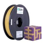 eSUN Water Soluble PVA Filament 1.75mm, 3D Printer Filament PVA, Dimensional Accuracy +/- 0.05mm, 0.5KG (1.1 LBS) Spool Support Material for 3D Printers, Natural