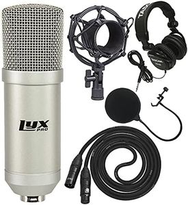 LyxPro Condenser Microphone with Shockmount, XLR