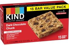 KIND Healthy Grains Bars, Dark Chocolate Chunk, 1.2 Ounce,Gluten Free, 15 Count (Pack of 4)