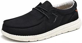 Bruno Marc Women's SBLS225W Slip-on Loafers Shoes Casual Sneakers Walking Boat Shoes, Black, Size 7