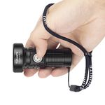 ThruNite Catapult Mini Led Rechargeable Flashlight, 598 Meters Long Throw, High 680 Lumens Searchlight For Law Enforcement, Search And Rescue, Emergency Signalling, Edc And Land Management (Aluminum)