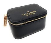Kate Spade New York Jewelry Holder Travel Box Black Saffiano Leather
