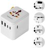 TESSAN Adaptateur Prise Universelle, Chargeur Universel avec 3 USB C et 2 USB A, 2500 W Adaptateur Voyage Universel pour USA Thaïlande Japon UK Brésil Australie Espagne Malaisie Inde