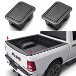 Bed Rail Stake Pocket Covers Compatible with Dodge Ram 1500 2500 3500 2009-2022,Ram Stake Hole Plugs,Rear Truck Tonneau Covers Stake Holes Caps Plugs Bed Rail Stake Pocket Cover