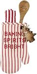 Mud Pie Christmas Oven Mitt and Baking Set, Baking Spirits Bright