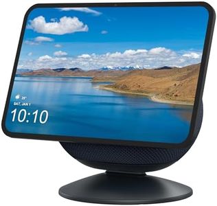 PlusAcc Stand for Show 11 & Show 8 (2025 Release) & for iPhone Models - Adjustable Tilt Holder, Table Display Stand Desktop Base Accessories Compatible with iPhone 12, Non-Slip Base (Graphite)