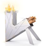 VIREStove Wood Portable Burning Rocket Stove Kit, Lite for Outdoor Cooking