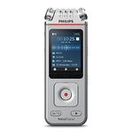 Philips Voice Tracer Audio Recorder DVT4110/00 Digital Notes Three Fidelity Microphone Rechargeable Battery Smartphone App