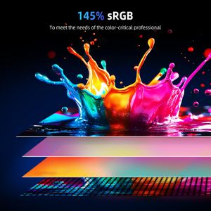 UPERFECT 15.6" QLED 4K Portable Monitor – UHD, HDR, USB-C, 100% AdobeRGB