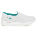 Campus Women's Zoe Plus WHT/T.BLU Walking Shoes - 6UK/India 10G-149