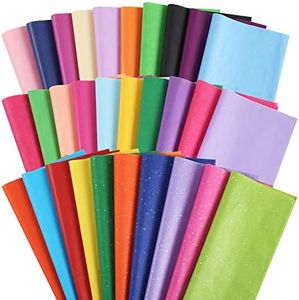 3 Otters 150 Sheets Wrapping Tissue Paper, 14×20 Inch Tissue Paper Gift Wrap Colors of Rainbow Gift Tissue Paper for Gift Bags