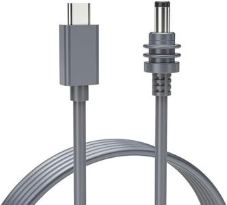 OVJKCVS Starlink Mini Power Cable 100W Type-C to DC, 3M 18AWG Pure Copper, PD Chip, for Starlink Mini Kit, Car Charger, 12V Adapter, Accessories for Mini Starlink Outdoor Travel Use