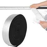 Pipe Insulation Wrap 2.4" Wide X 32.8 Ft Outdoor Foam and Foil Pipe Wrap Insulation Tape Self Adhesive for Winter Freeze Protection Insulation Wrap for Cold Hot Water Pipes for Reduce Heat Loss