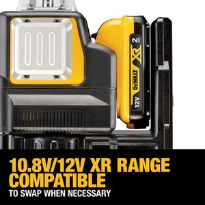 DEWALT 3x360 Green Laser Level – 12V Self-Leveling Tool
