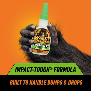 Gorilla Super Glue Gel XL 25g – Fast-Setting, All Purpose, Thicker Formula