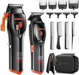 MAXGROOM Electric Hair Clippers Men, 2-in-1 Cordless Hair Trimmer 9000RPM Magnetic Levitation Professional Haircut Grooming Kit, 2000mAh Longer Battery Life Rechargeable Barber Clipper Set