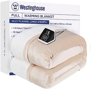 Westinghouse Heated Blanket Twin Soft Flannel Sherpa