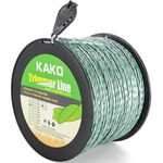 KAKO 095 Trimmer Line Twisted, String Trimmer line .095 Twisted, Weed Wacker String .095-Inch-by-1200-ft-3Lb Commercial Grade Twisted String Trimmer Line Fits Most String Trimmer